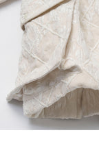 MAISON SPECIAL (W) MULTI FABRIC MALL QUILTING BLOUSON (WHT)
