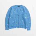 MAISON SPECIAL (W) SPANGLE KNIT CARDIGAN (BLU)