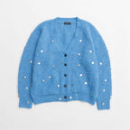 MAISON SPECIAL (W) SPANGLE KNIT CARDIGAN (BLU)
