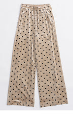 MAISON SPECIAL (W) MULTI-FABRIC VELVET EASY PANTS (IVR)