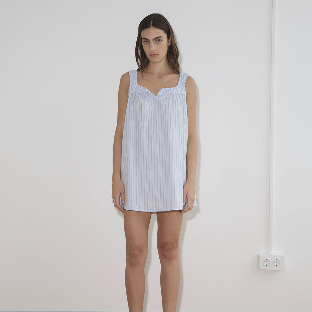 DEIJI STUDIOS (concierge) (W) YOKE MINI DRESS (100 WHITE)