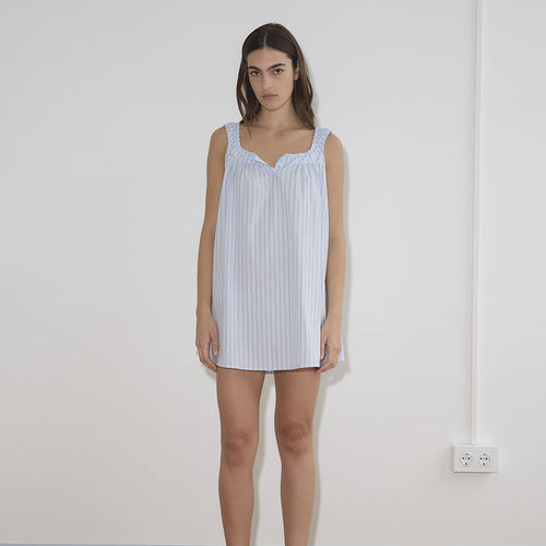 DEIJI STUDIOS (concierge) (W) YOKE MINI DRESS (100 WHITE)