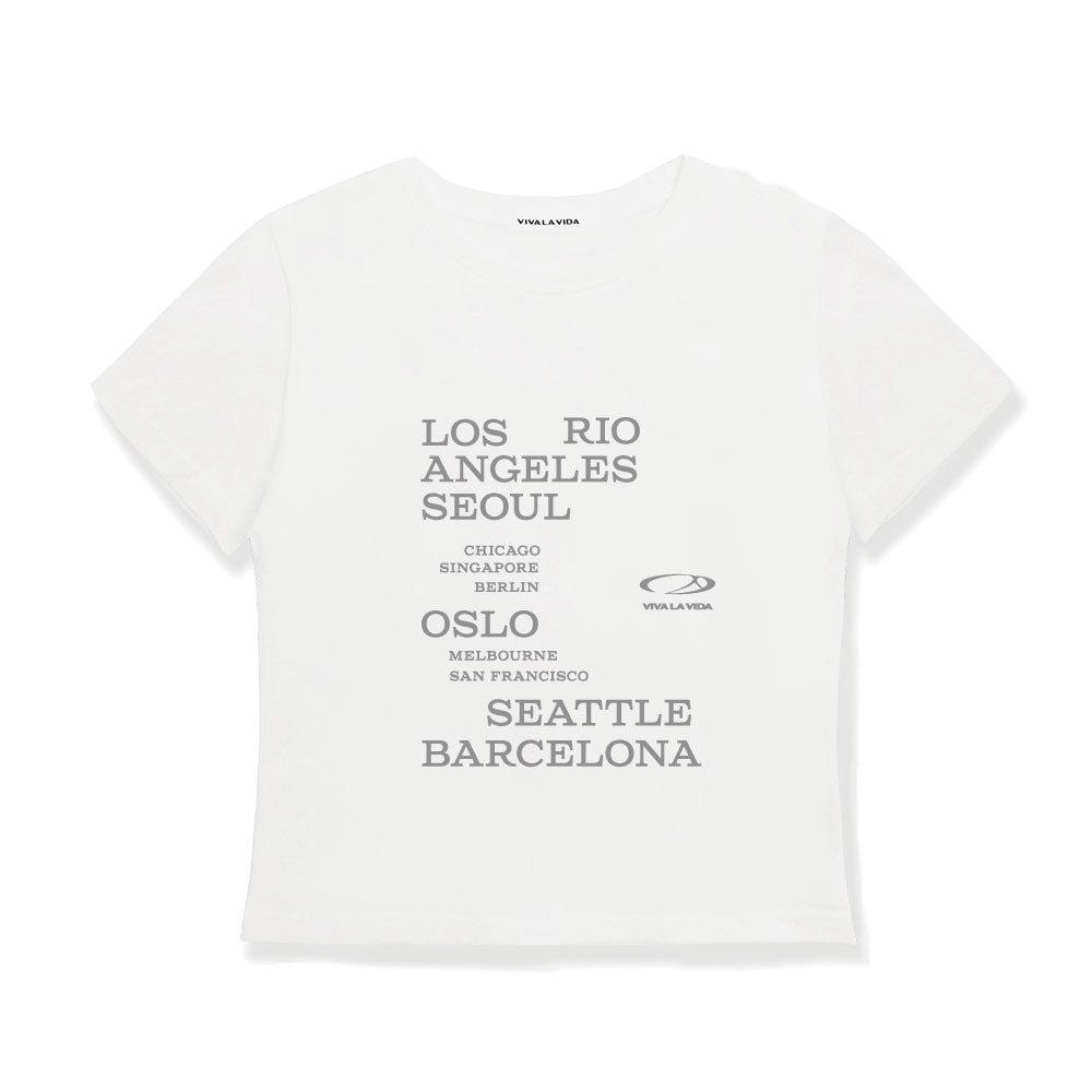 VIVA LA VIDA Rio Cropped Short Sleeve T-Shirt