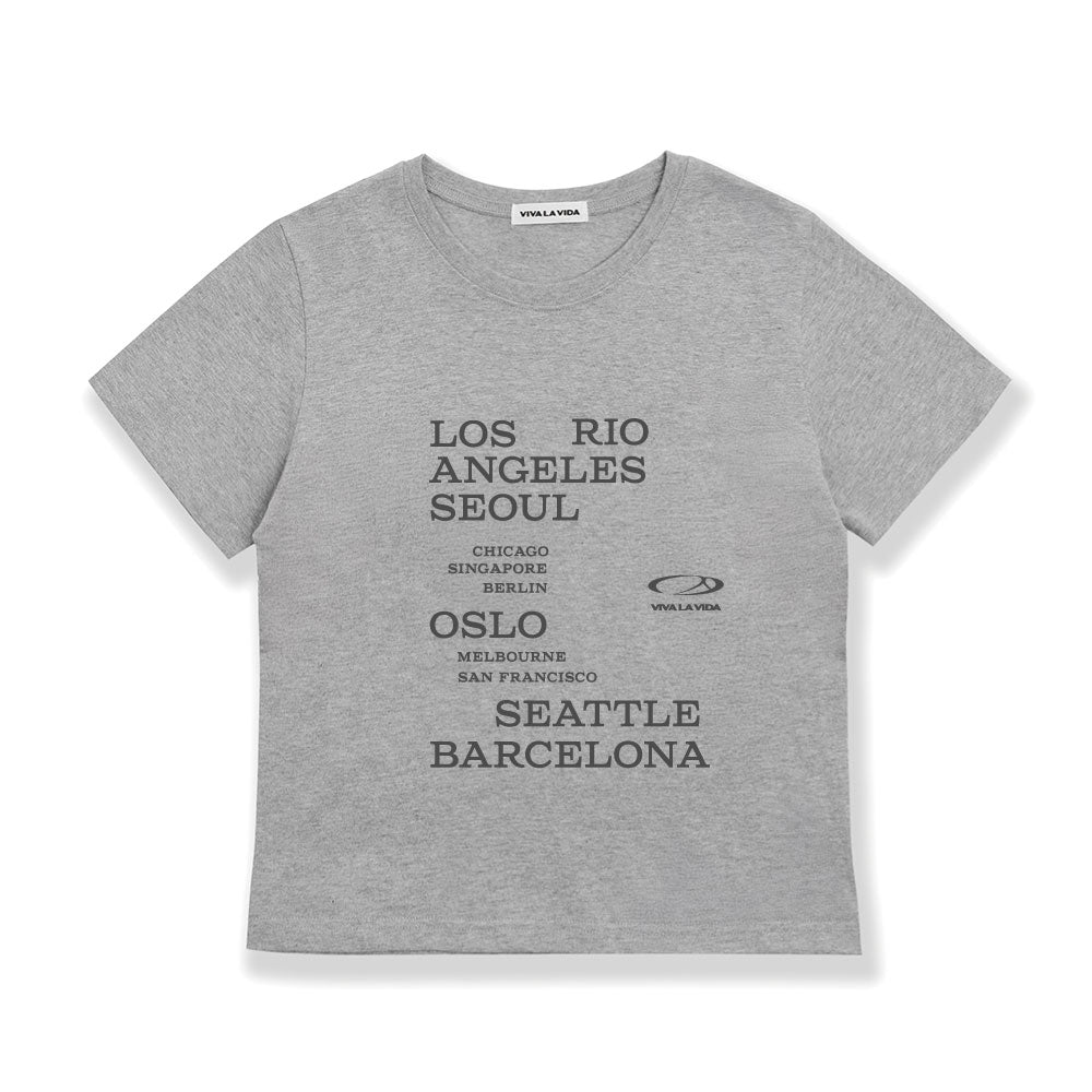 VIVA LA VIDA Rio Cropped Short Sleeve T-Shirt