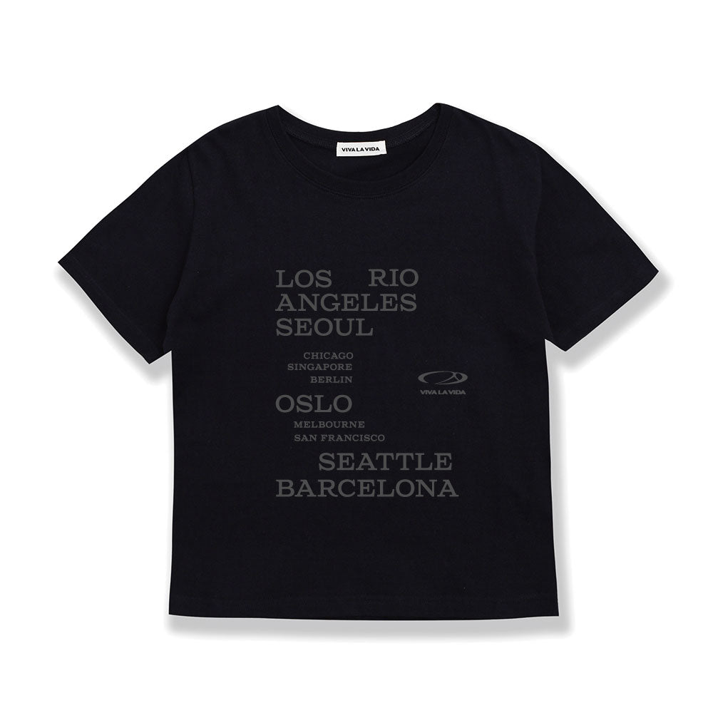 VIVA LA VIDA Rio Cropped Short Sleeve T-Shirt