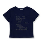 VIVA LA VIDA Rio Cropped Short Sleeve T-Shirt