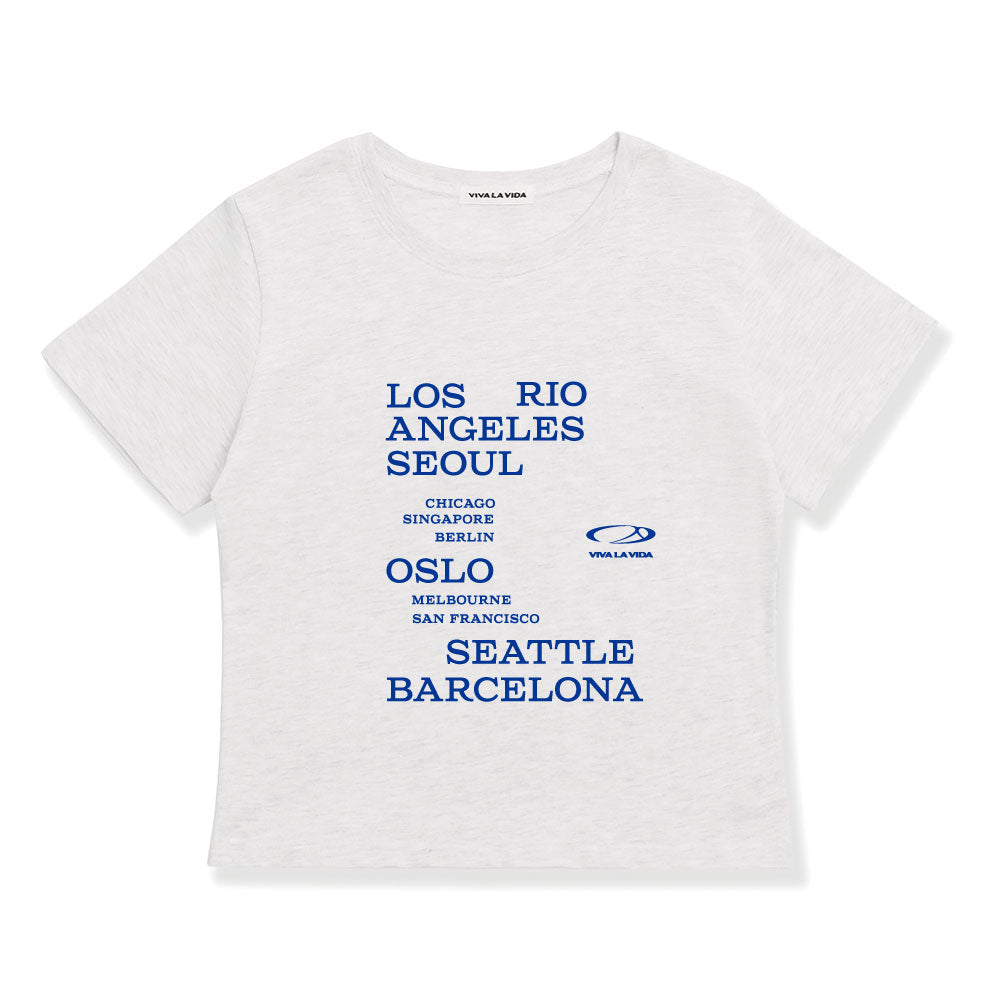 VIVA LA VIDA Rio Cropped Short Sleeve T-Shirt