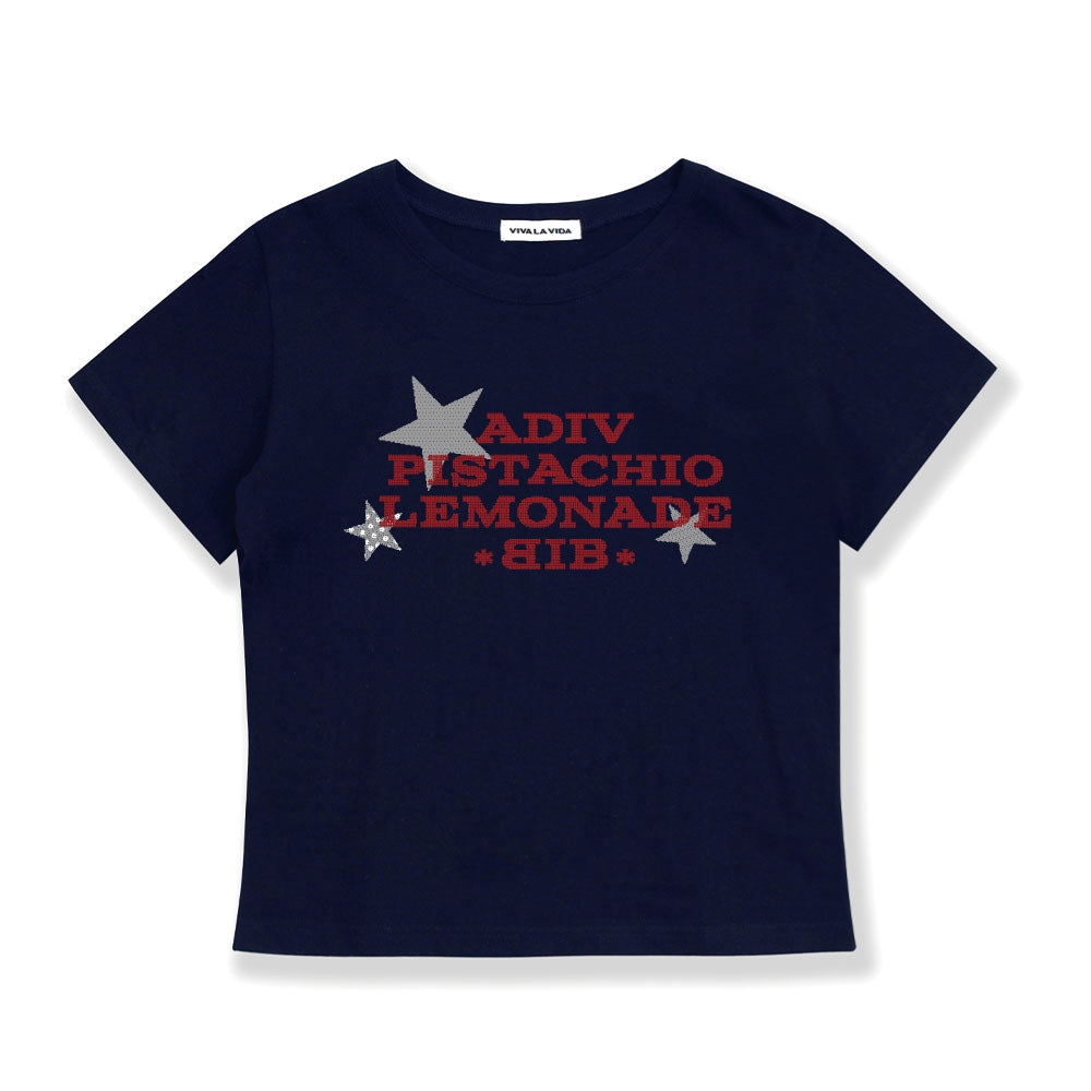 VIVA LA VIDA BIB Crop Short Sleeve T-Shirt