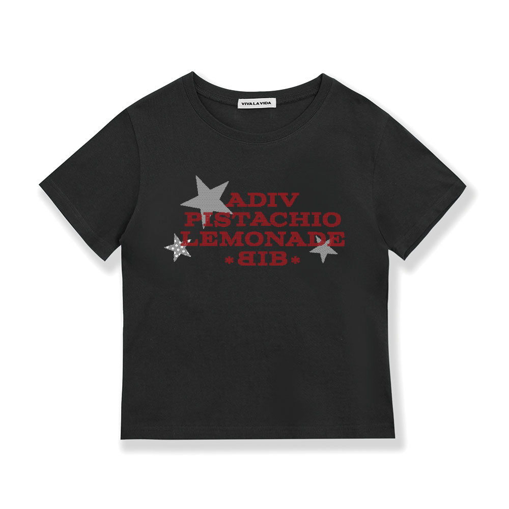 VIVA LA VIDA BIB Crop Short Sleeve T-Shirt
