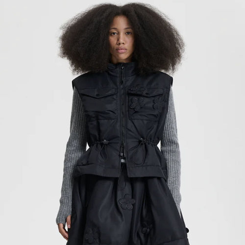 CECILIE BAHNSEN (W) BREE VEST (BLACK)