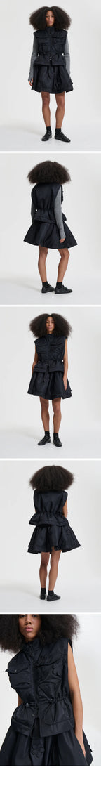 CECILIE BAHNSEN (W) BREE VEST (BLACK)
