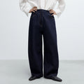 CORDERA (W) CURVED BAGGY JEANS (DENIM)