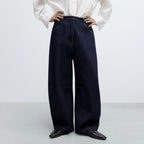 CORDERA (W) CURVED BAGGY JEANS (DENIM)