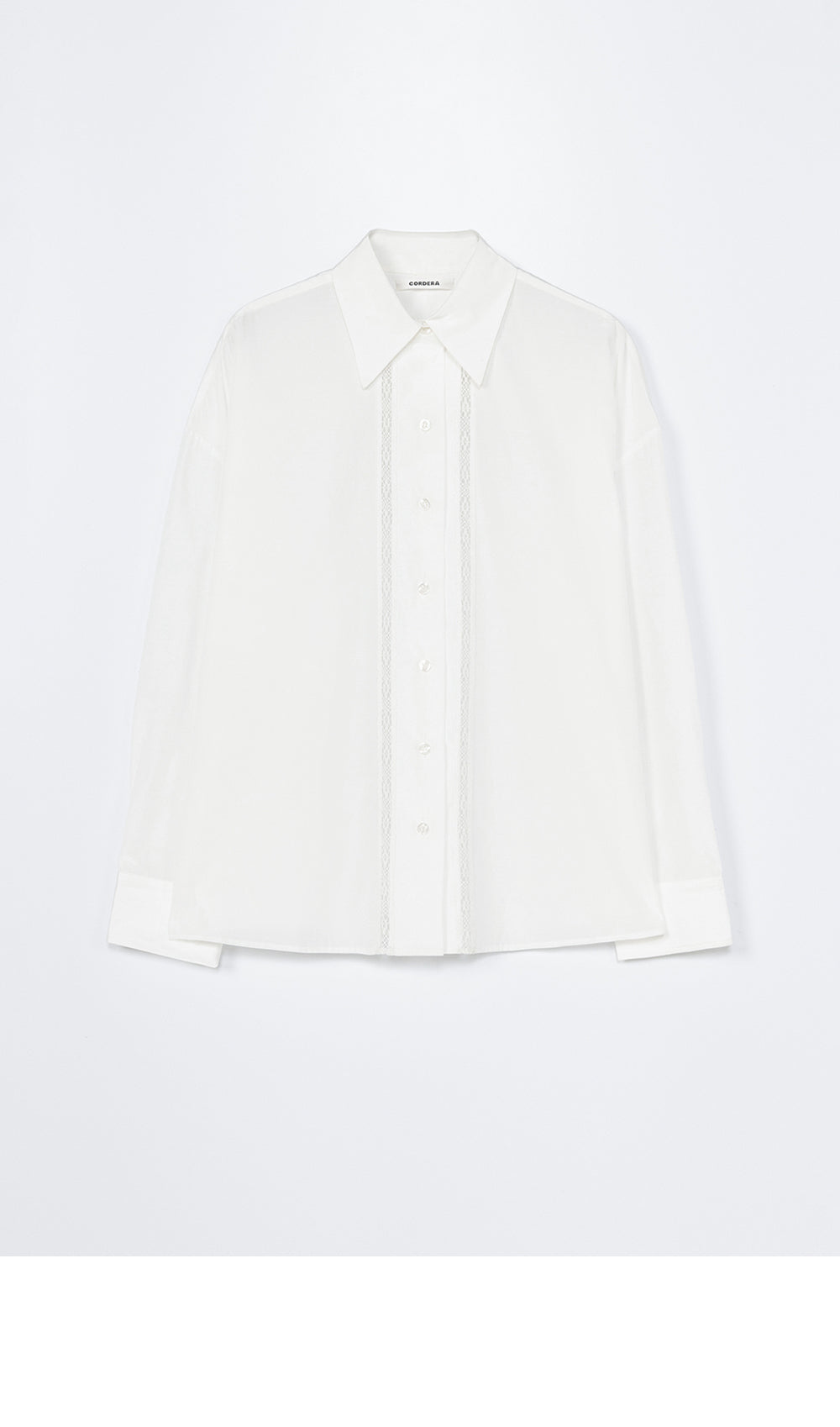 CORDERA (W) LACE SHIRT (WHITE)