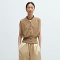 CORDERA (W) FLECKED COTTON WAISTCOAT (COPAL)