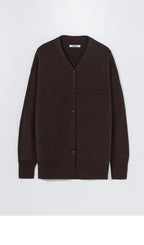 CORDERA (W) MERINO WOOL CARDIGAN (PRUNE)