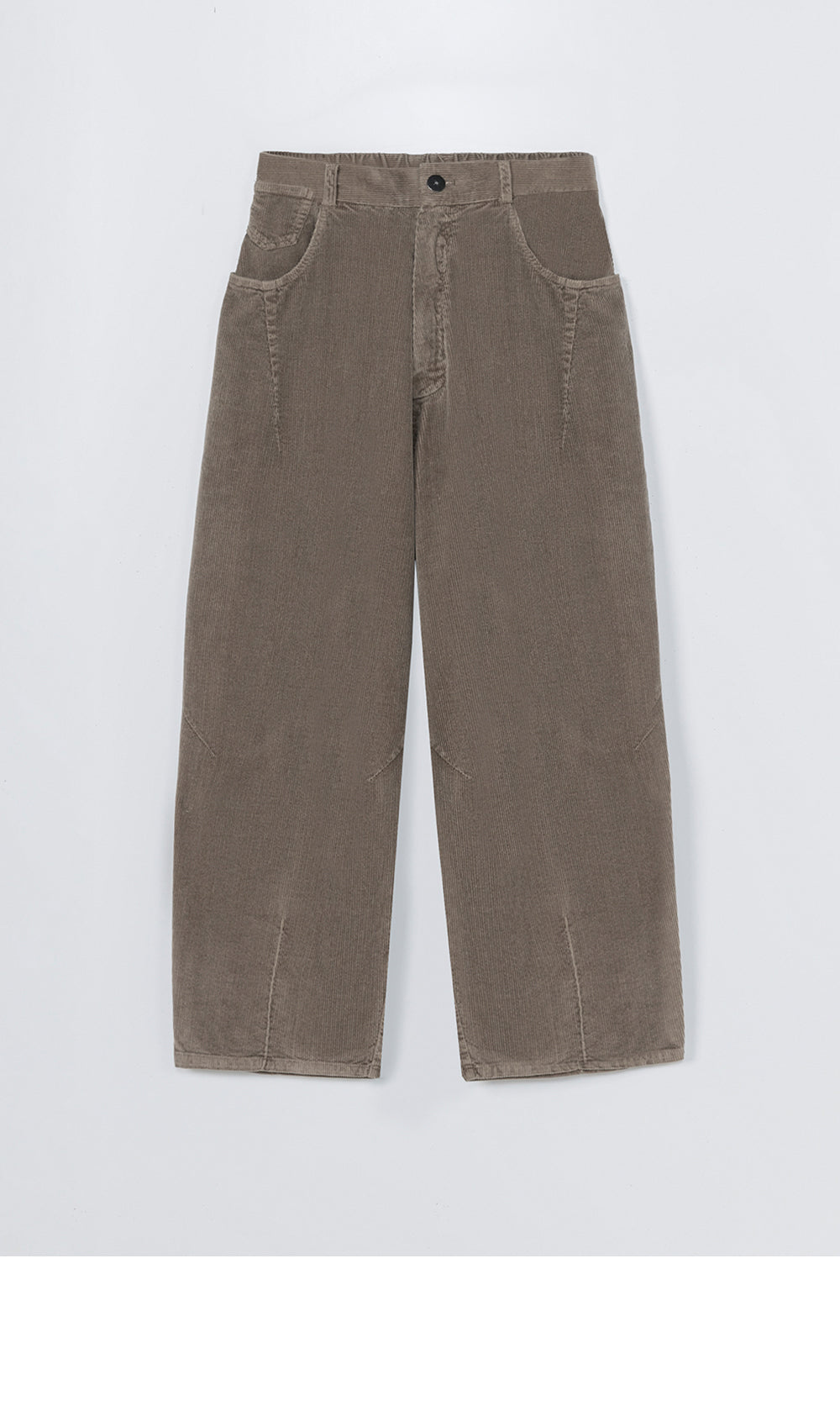 CORDERA (W) CORDUROY BAGGY PANTS (COBBLESTONE)