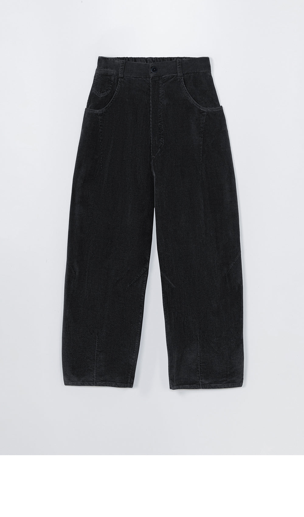 CORDERA (W) CORDUROY BAGGY PANTS (DUSTY BLUE)