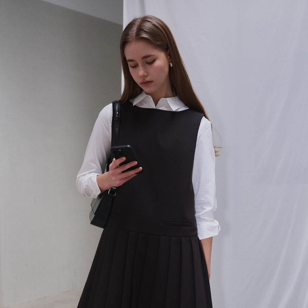 GENERAL IDEA WOMAN Wrinkle-Free Rivet Shirt [WHITE] / WBE1L03507