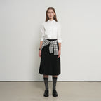 GENERAL IDEA WOMAN Wrinkle-Free Rivet Shirt [WHITE] / WBE1L03507