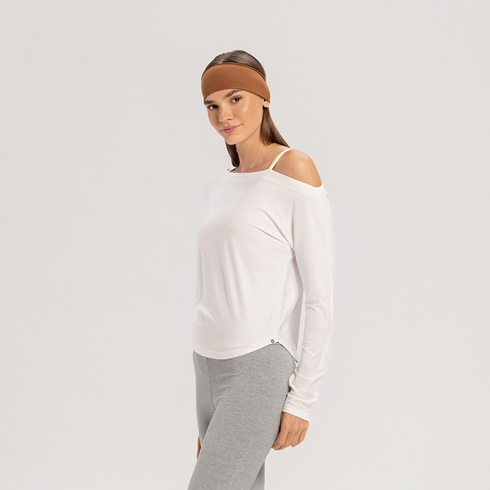 BUDHI MUDRA Off-shoulder long sleeve_2 Colors