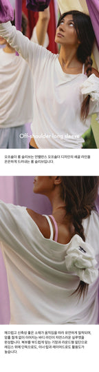 BUDHI MUDRA Off-shoulder long sleeve_2 Colors