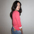 MMM 3/4 Sleeve T-shirts_Red