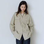 URAGO Two pocket check shirt_2colors