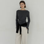 ATELIER NAIN LOND2 WAIST TUCK BLOUSE (Z-BL-4287)