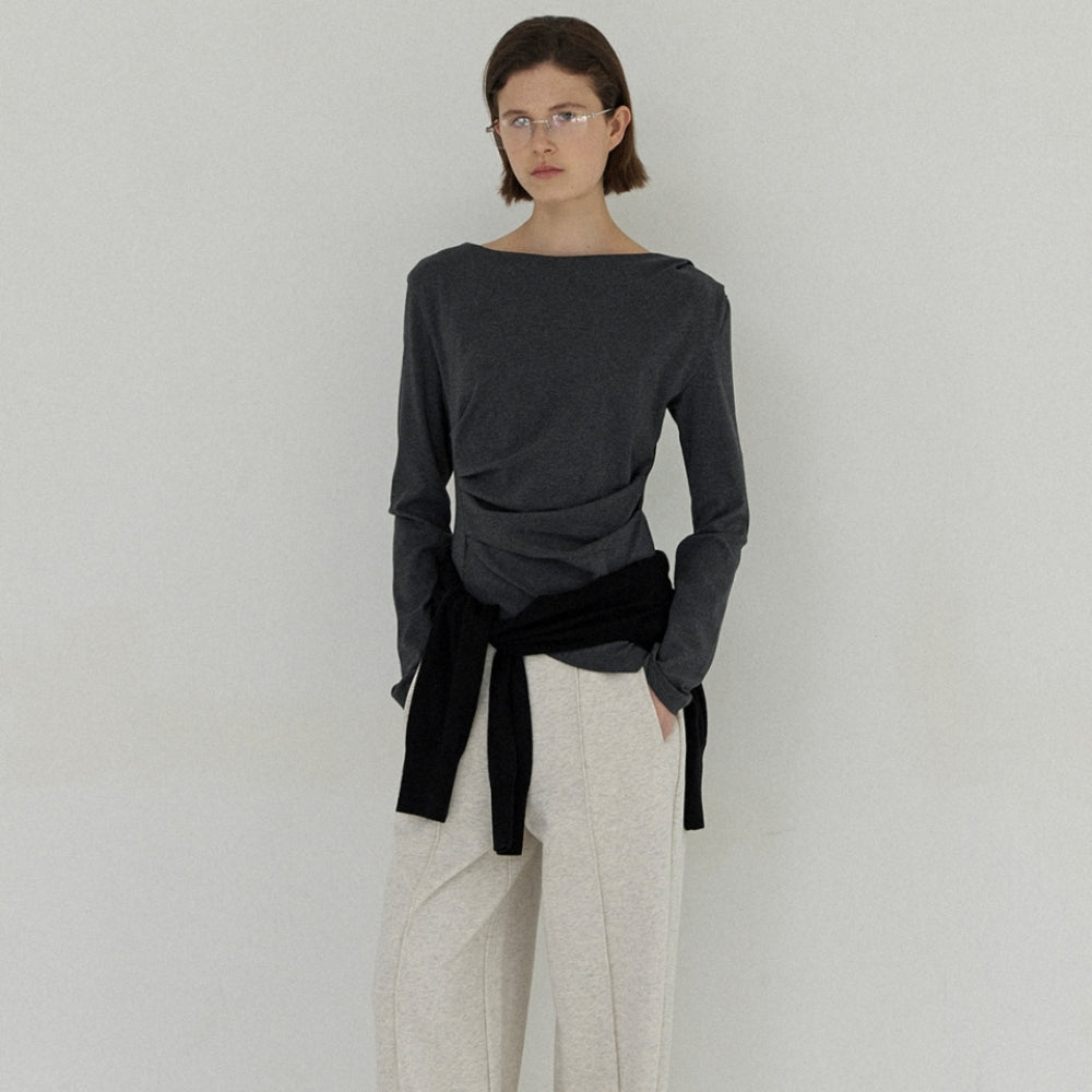 ATELIER NAIN LOND2 WAIST TUCK BLOUSE (Z-BL-4287)