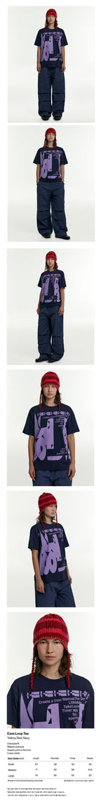 TEKET Ease Loop Tee Navy