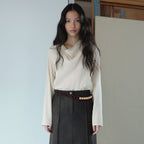 TENUVE Cowl-neck Long Sleeve Blouse B206_9A