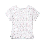YOUHEE SHEEP PATTERN EYELET T-SHIRTS_WHITE