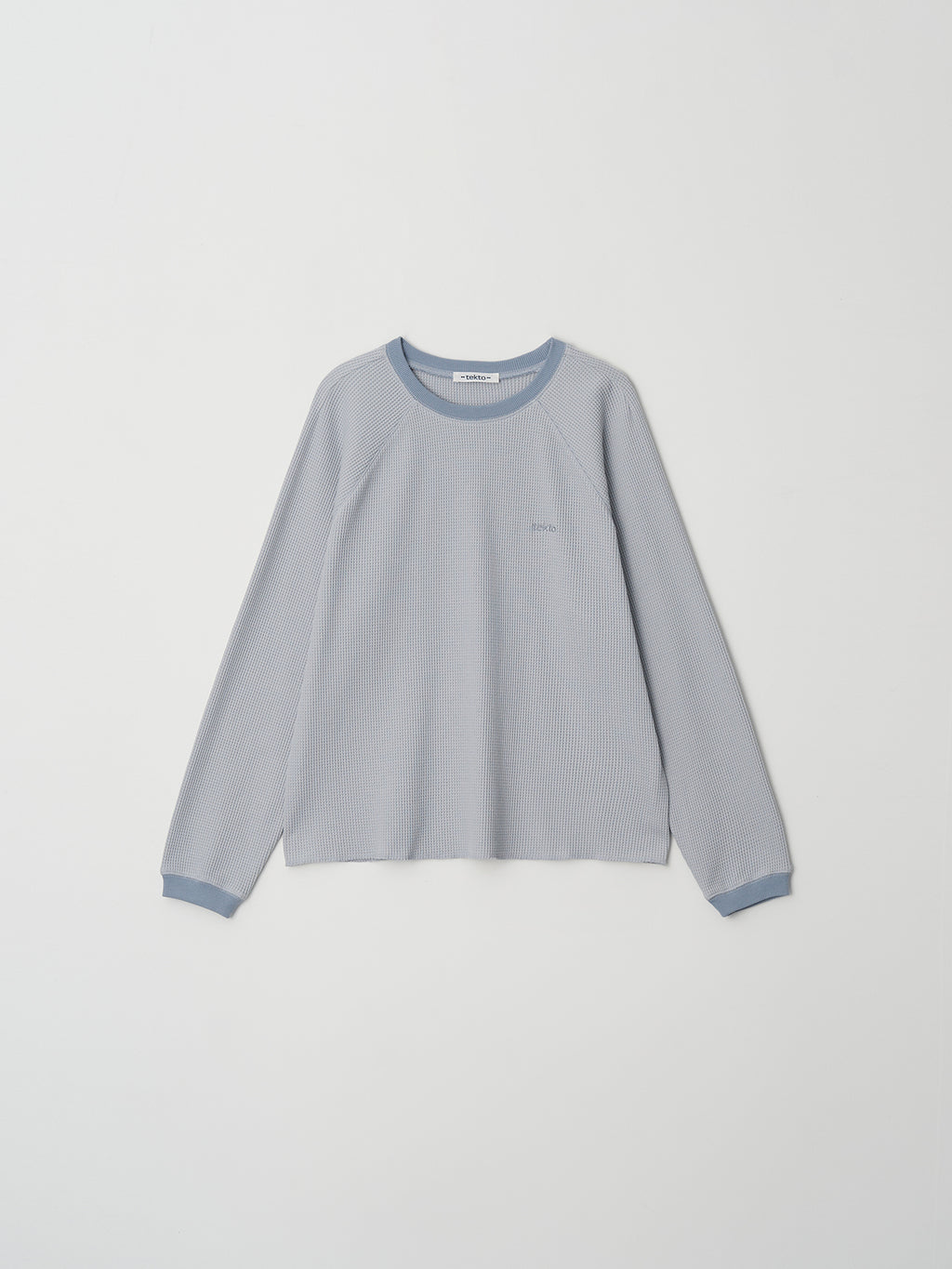 Tekto [4th] Marc waffle t-shirt_sky blue