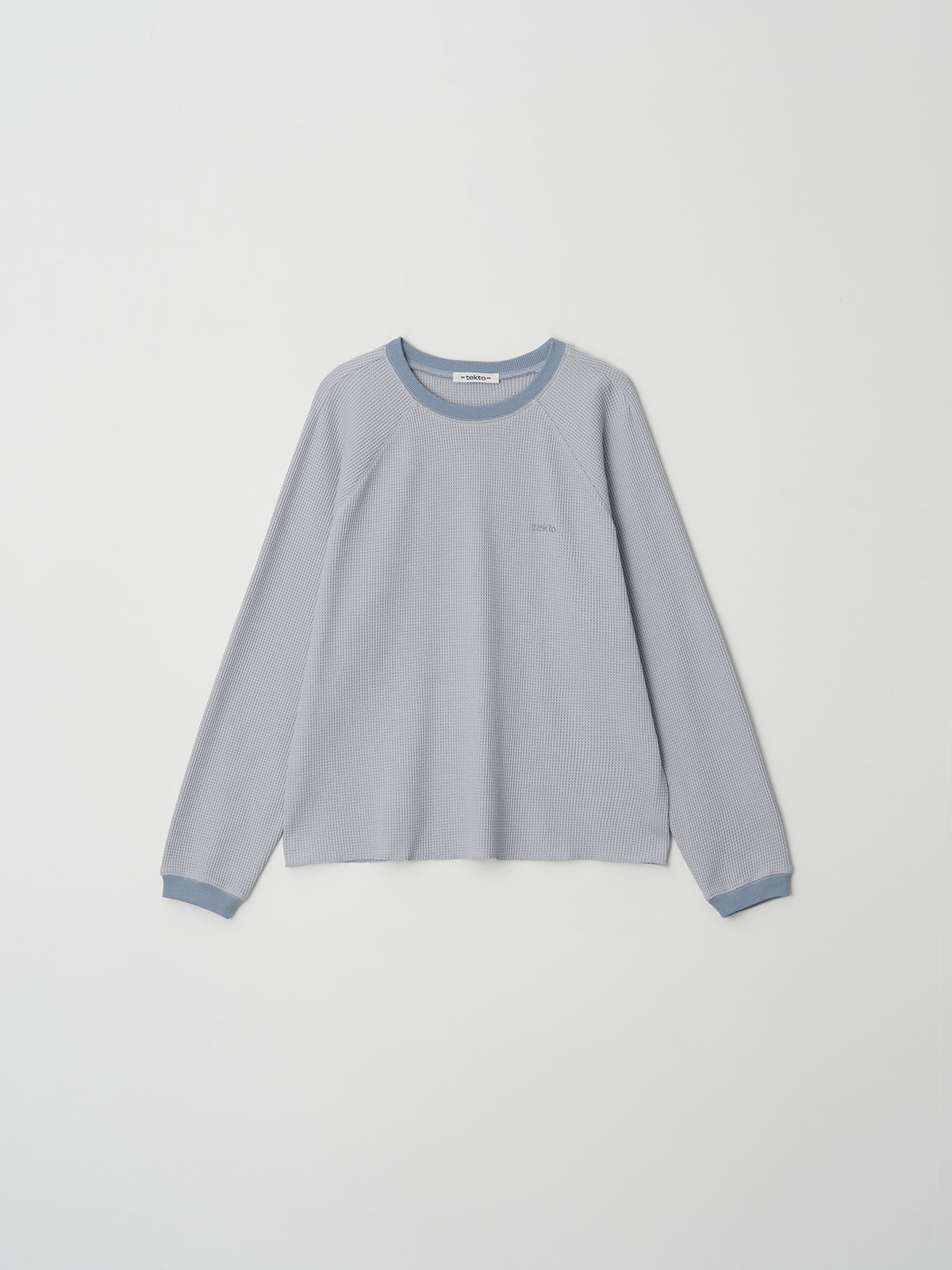 Tekto [4th] Marc waffle t-shirt_sky blue