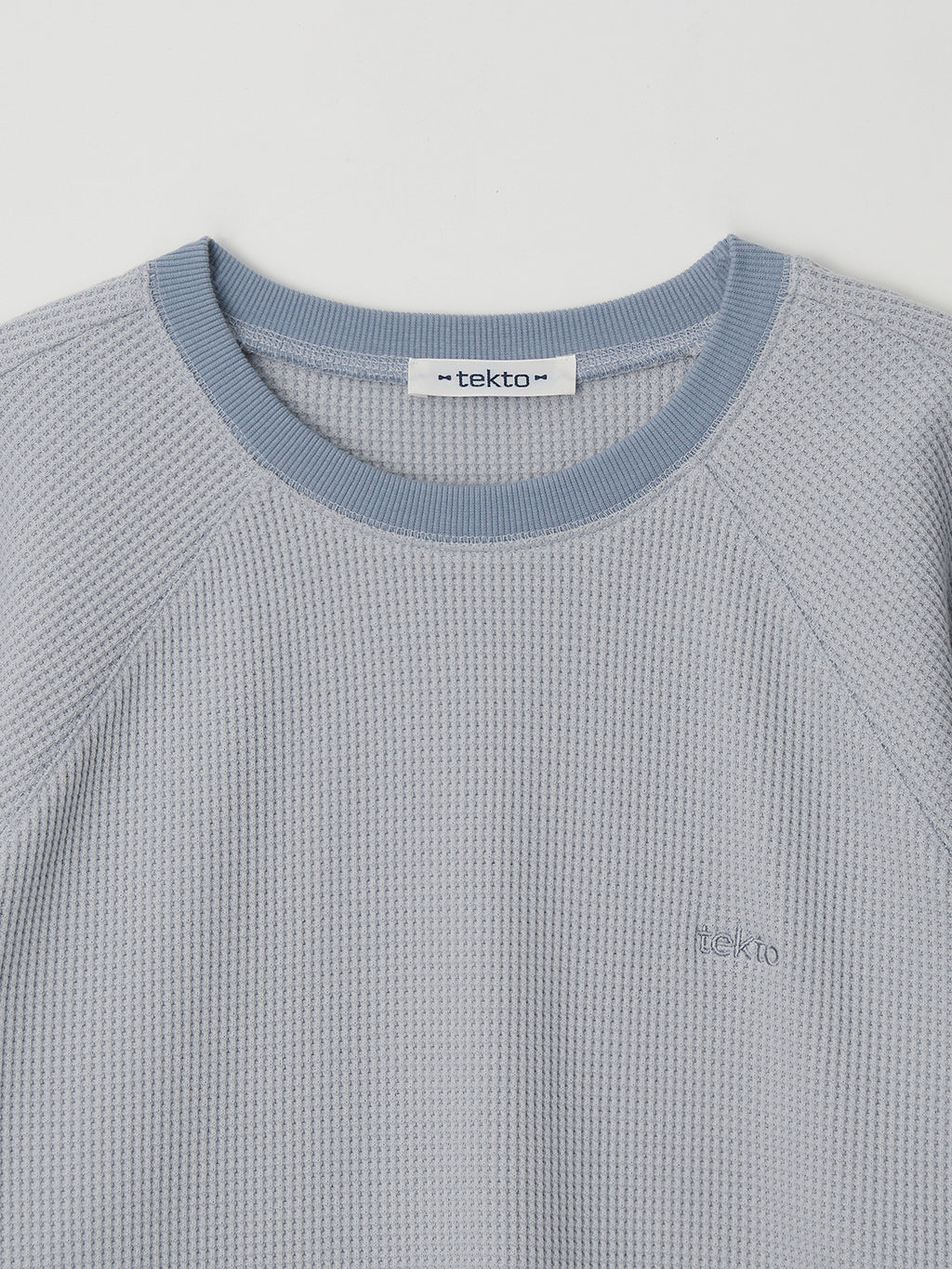 Tekto [4th] Marc waffle t-shirt_sky blue