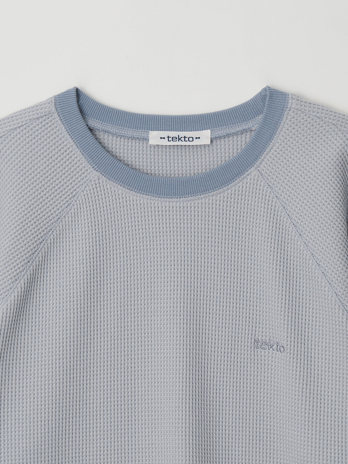 Tekto [4th] Marc waffle t-shirt_sky blue
