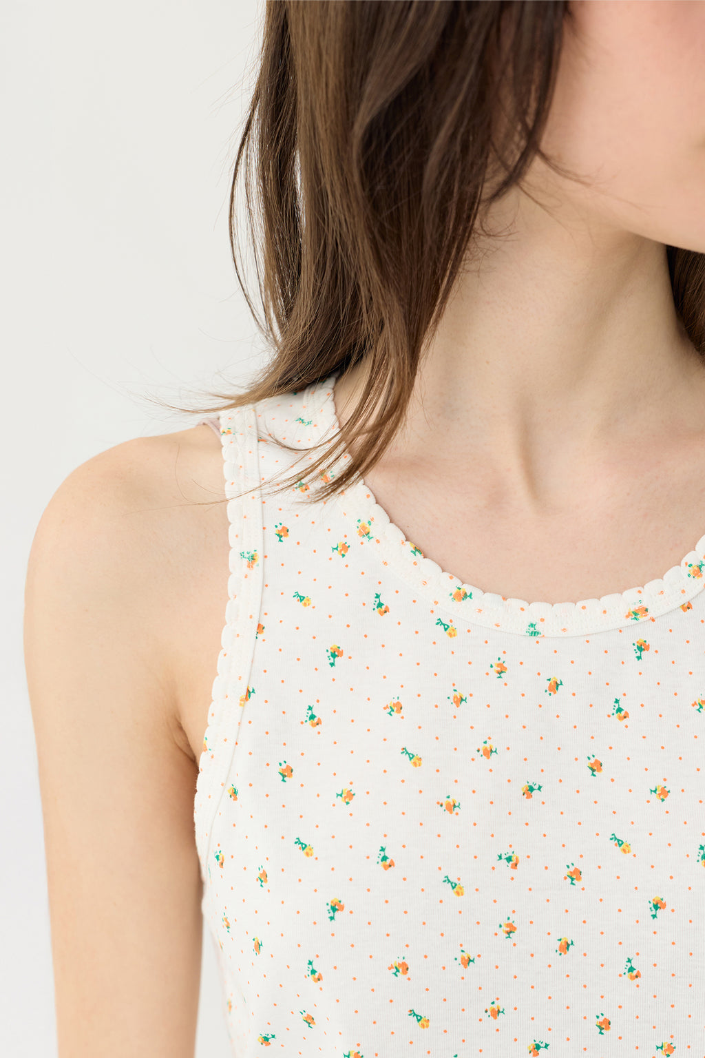 KOZNOK Romi Flower Women's Sleeveless T-Shirt
