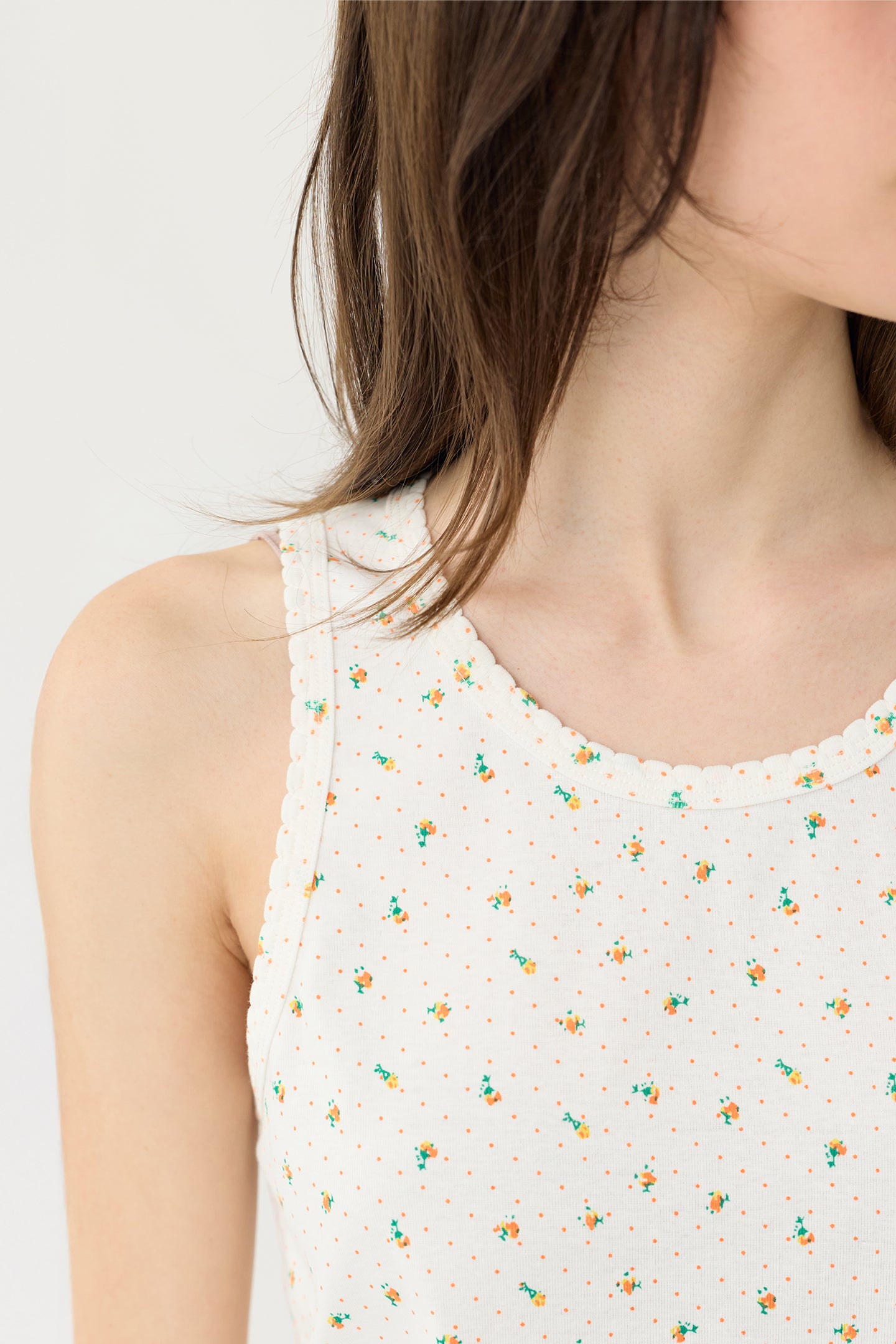 KOZNOK Romi Flower Women's Sleeveless T-Shirt