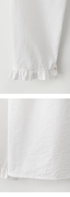 EAAH COVE RUFFLE SHIRT (WHITE)