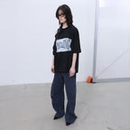 LCDC TM OPENED OVERSIZED T-SHIRT (BLACK)
