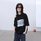 LCDC TM OPENED OVERSIZED T-SHIRT (BLACK)