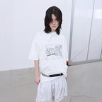 LCDC TM OPENED OVERSIZED T-SHIRT (WHITE)