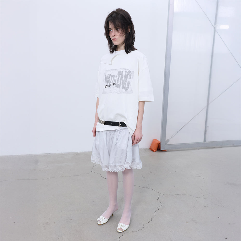 LCDC TM OPENED OVERSIZED T-SHIRT (WHITE)