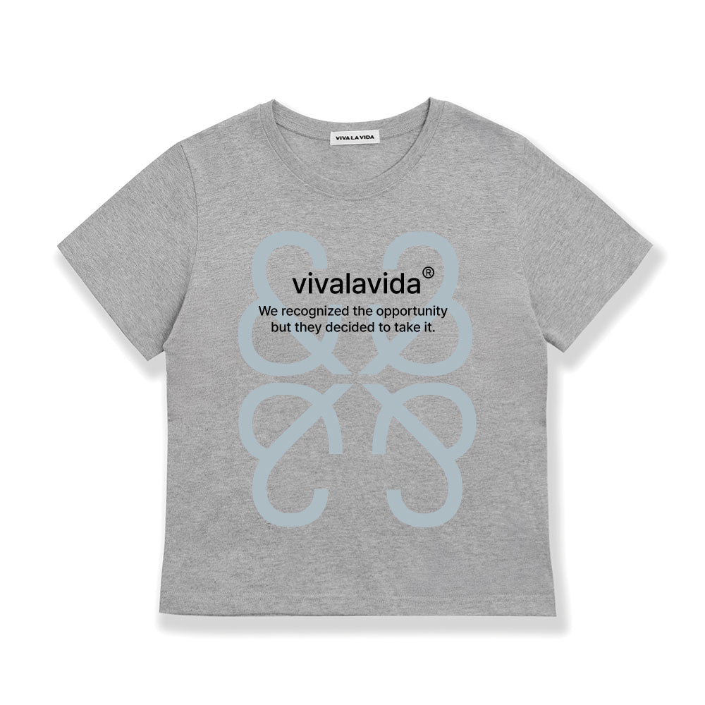VIVA LA VIDA Amper Cropped Short Sleeve T-Shirt