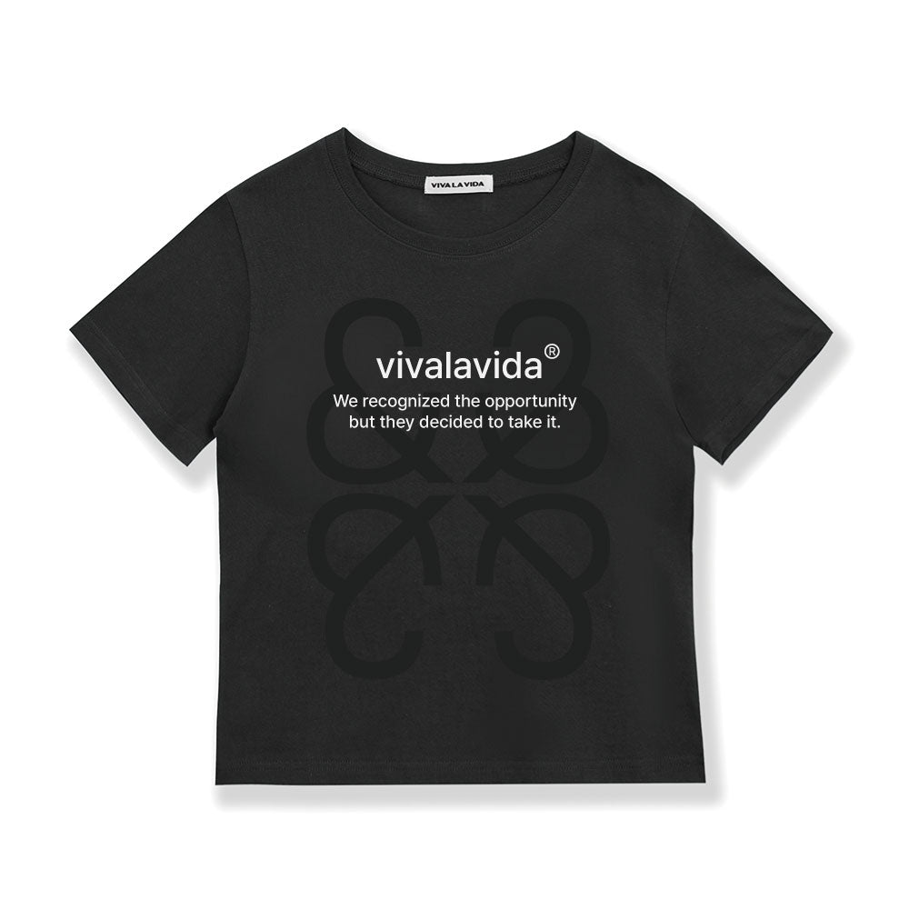 VIVA LA VIDA Amper Cropped Short Sleeve T-Shirt