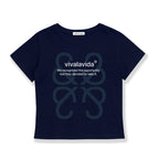 VIVA LA VIDA Amper Cropped Short Sleeve T-Shirt