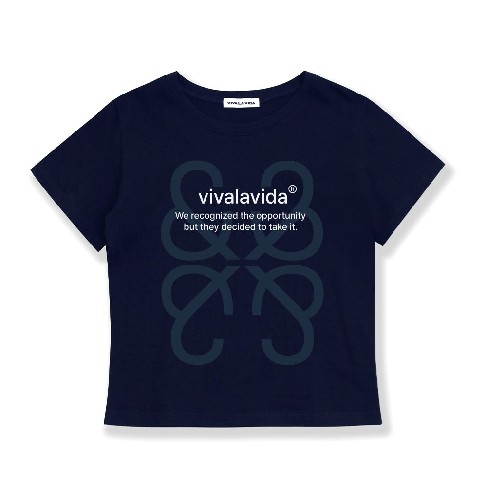 VIVA LA VIDA Amper Cropped Short Sleeve T-Shirt