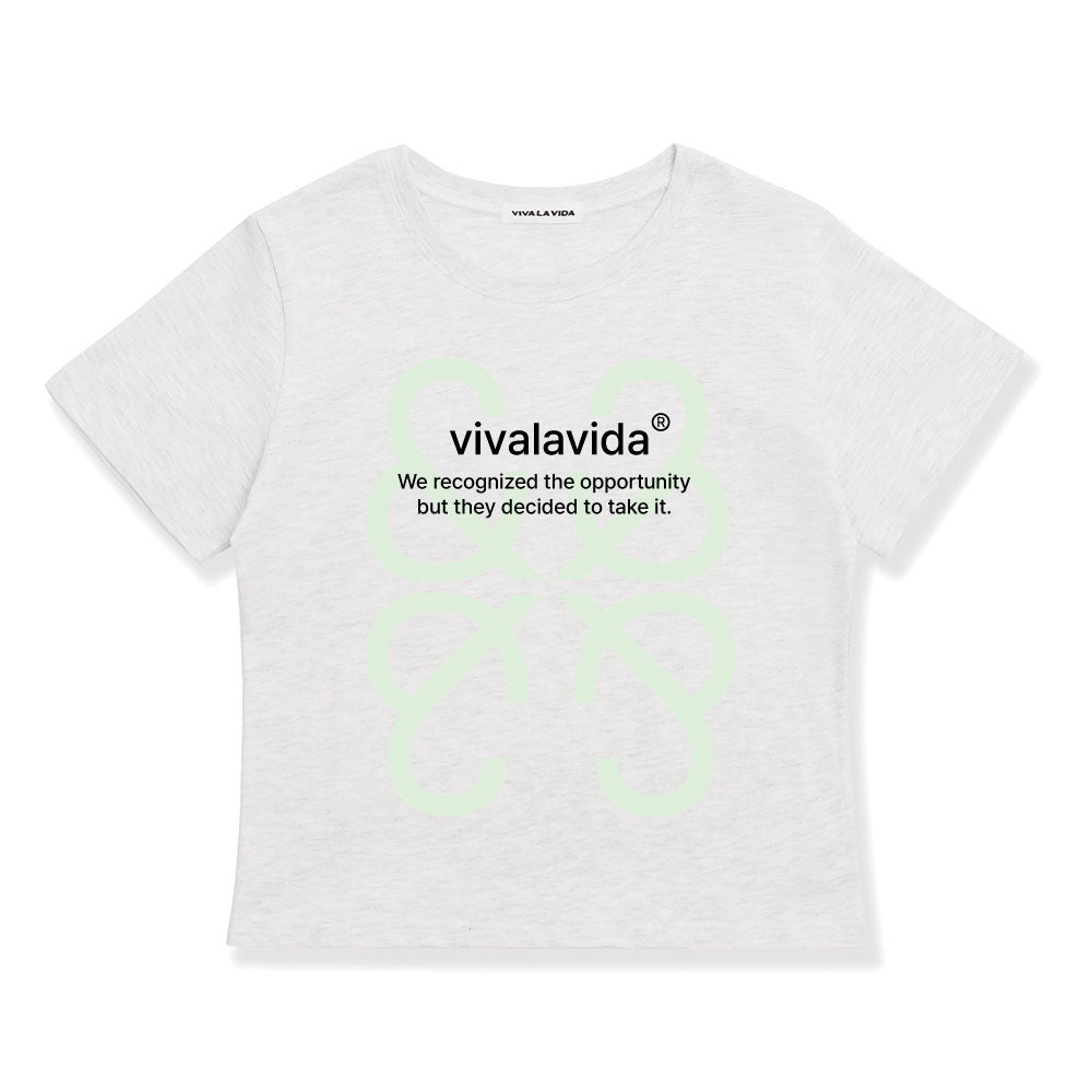 VIVA LA VIDA Amper Cropped Short Sleeve T-Shirt