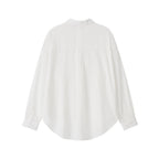 BITTERCELLS Ribbonette Overfit Shirt-White